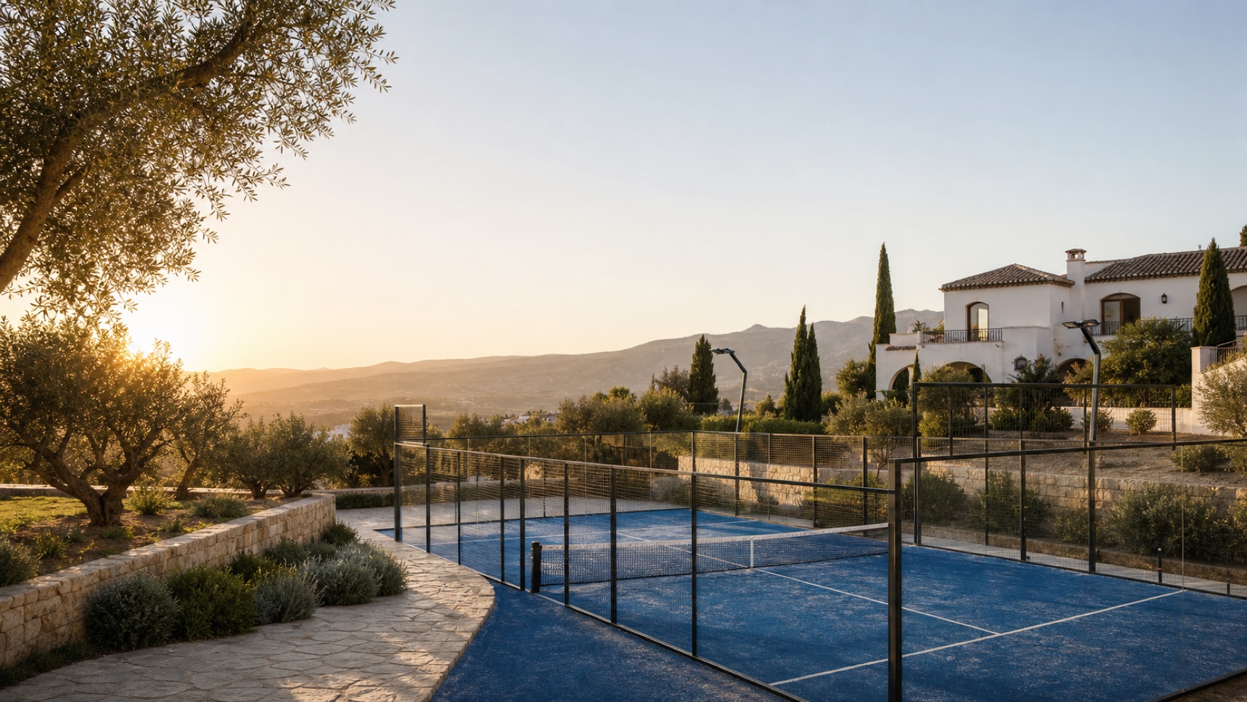 Padel-Court in Andalusien