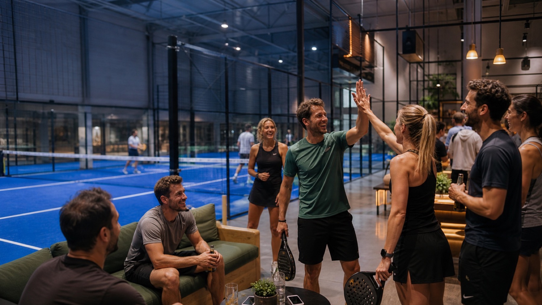 Padel-Community und Event in Köln